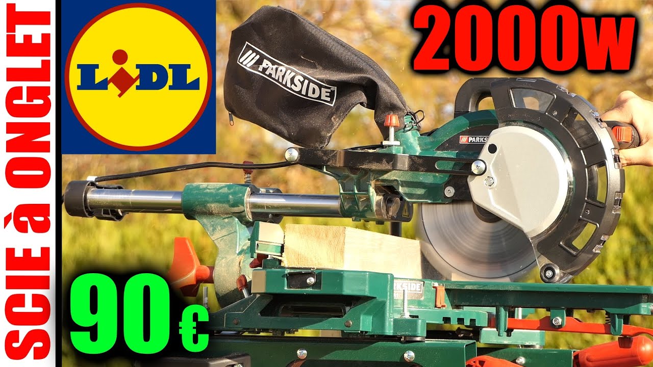 LIDL scie à onglet radiale PARKSIDE SCHEPPACH PZKS 2000 A1 Sliding Compound Mitre Saw