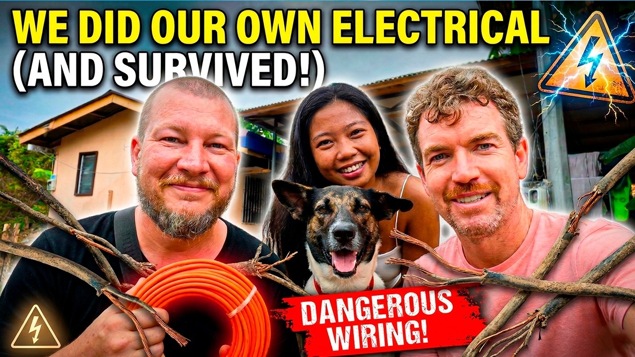 FIXING DANGEROUS WIRING IN OUR HOME: Professional Electrician to the Rescue! | ISLAND LIFE