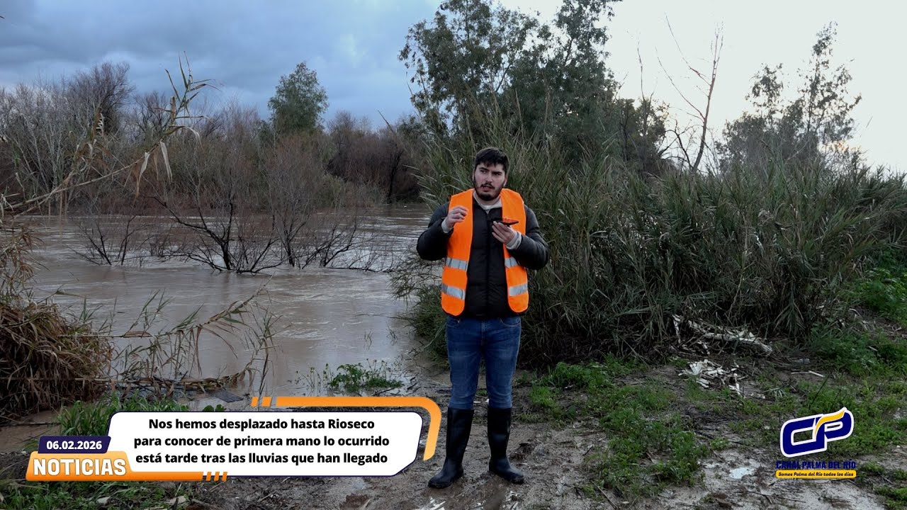 Nos desplazamos hasta Rioseco para lo ocurrido está tarde tras las lluvias que han llegado