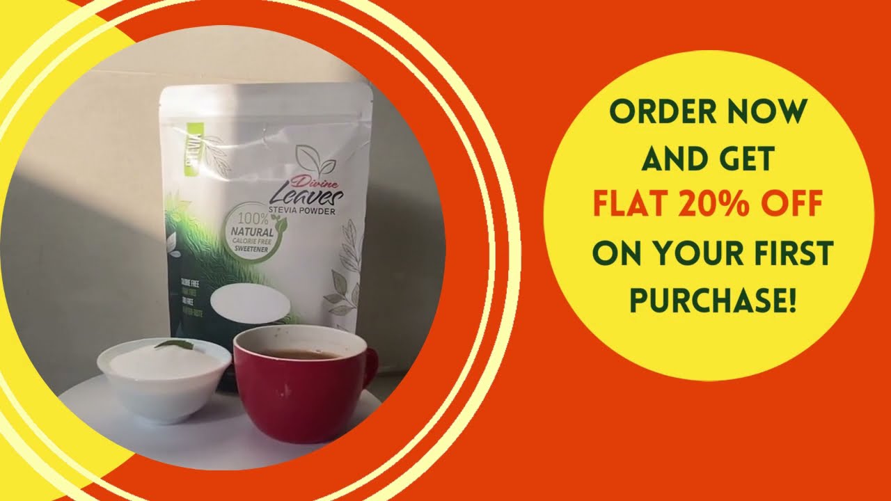 Divine Leaves Stevia Powder 20% Disc Promo (Sugar free)