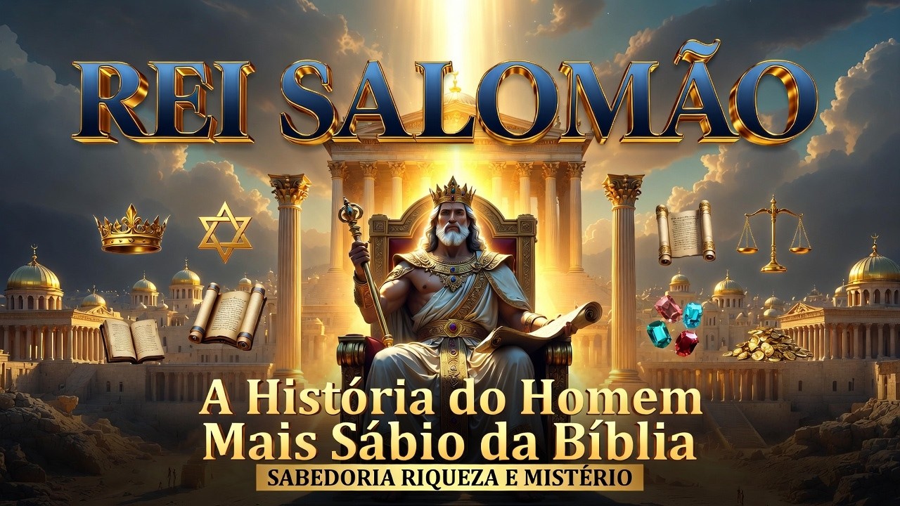 A História do Rei Salomão na Bíblia 👑 O Homem Mais Sábio que Já Existiu