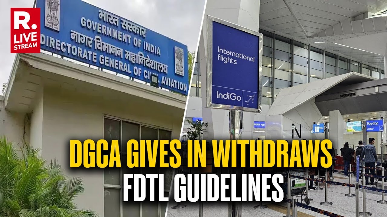 Aviation Crisis LIVE: DGCA Caves In Withdraws FDTL Guidelines Amid Chaos