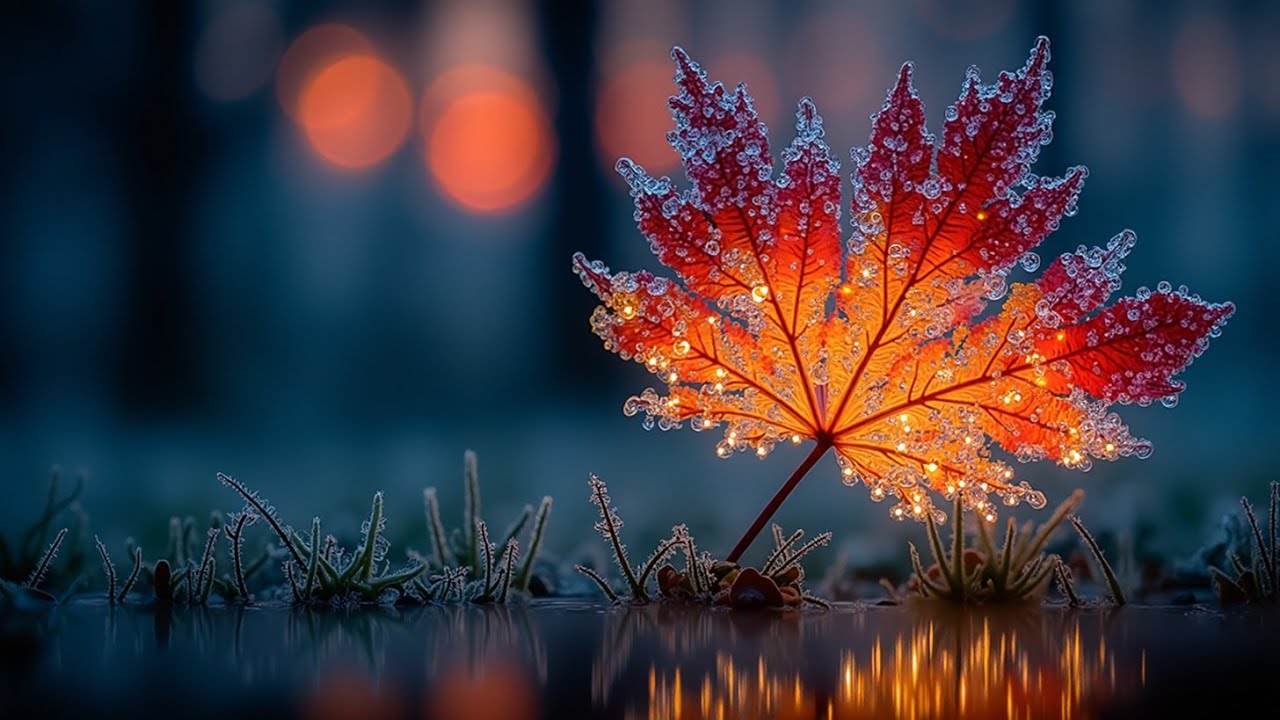 Frosted Leaf Glow | Meditative Piano Music for Deep Sleep & Calm Relaxation