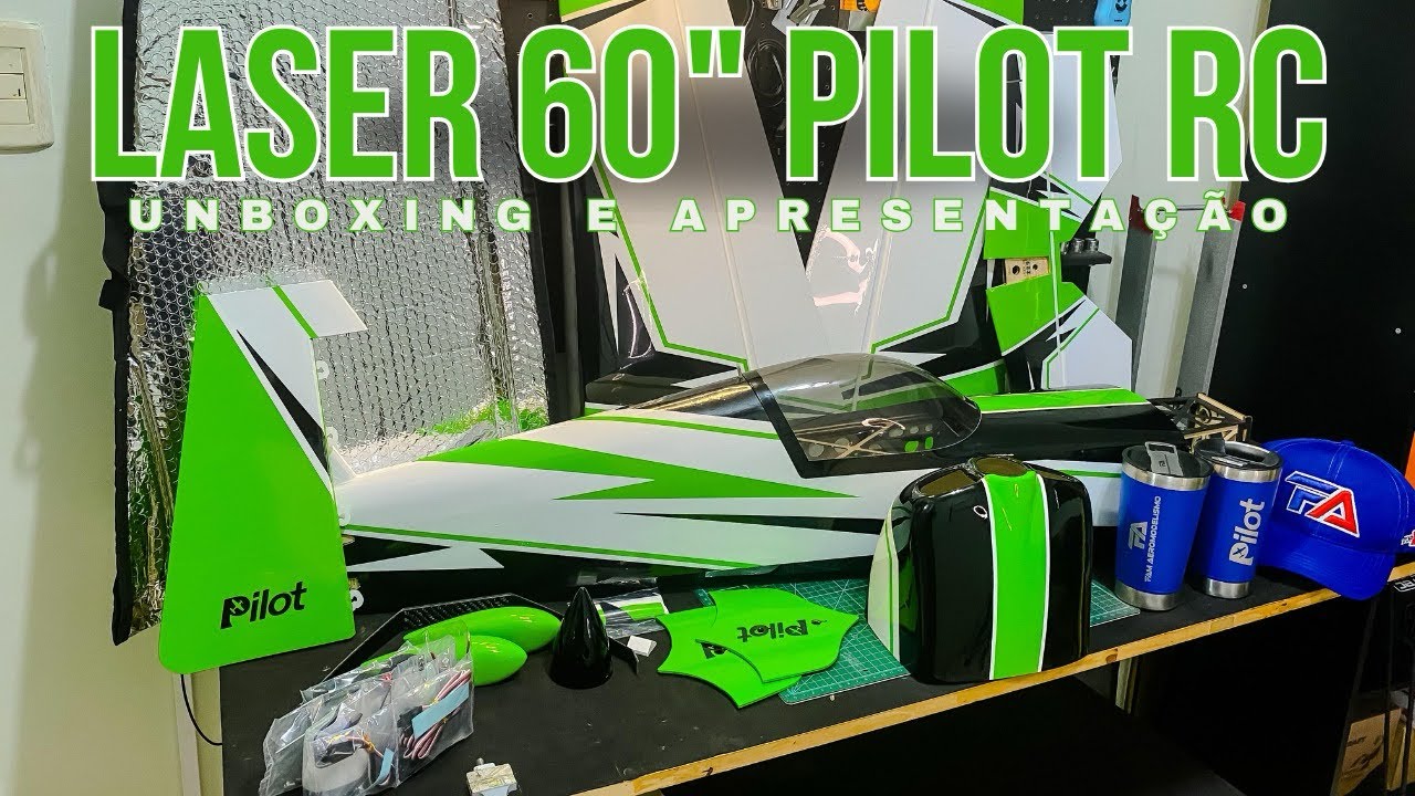 PILOT RC LASER 60” UNBOXING E APRESENTAÇÃO