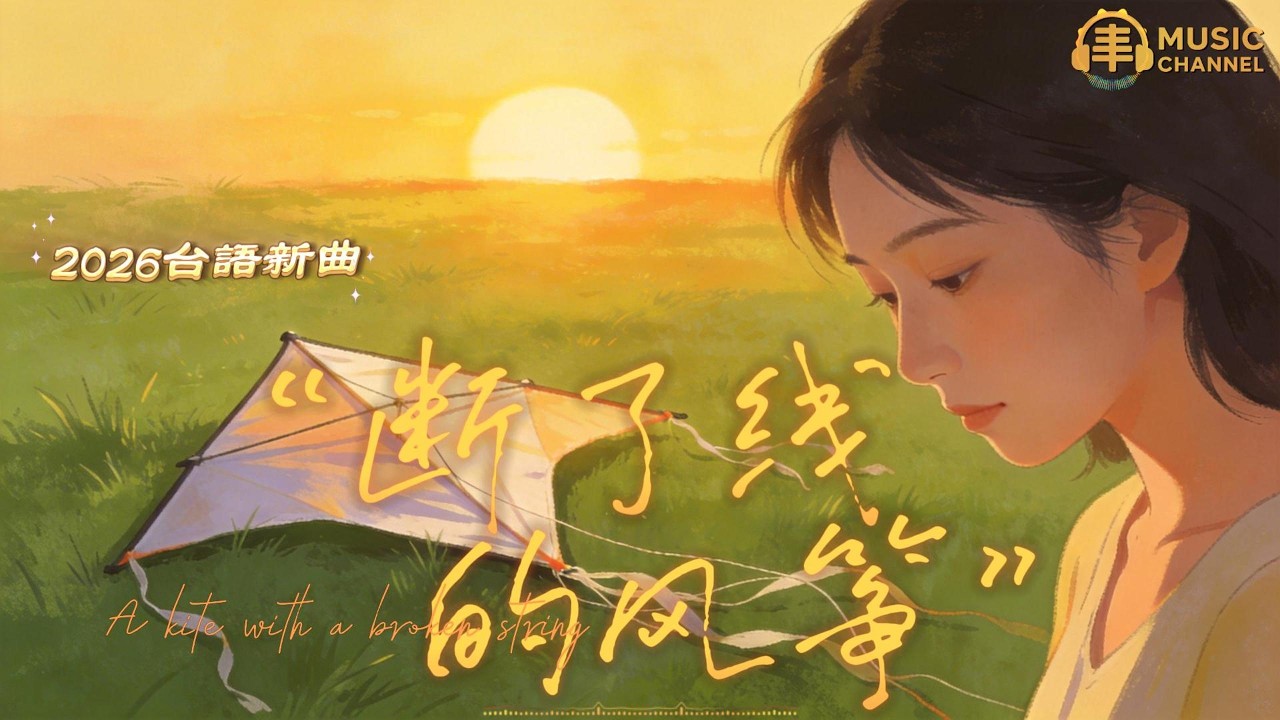 《#斷了線的風箏》#台語情歌#斷線風箏#台語抒情歌【2026台語流行新曲】Nice song「這是一首唱給「選擇放手，卻把孤單留給自己」的人.」#台語原創#TaiwanSong#台灣味【動態歌詞MV】