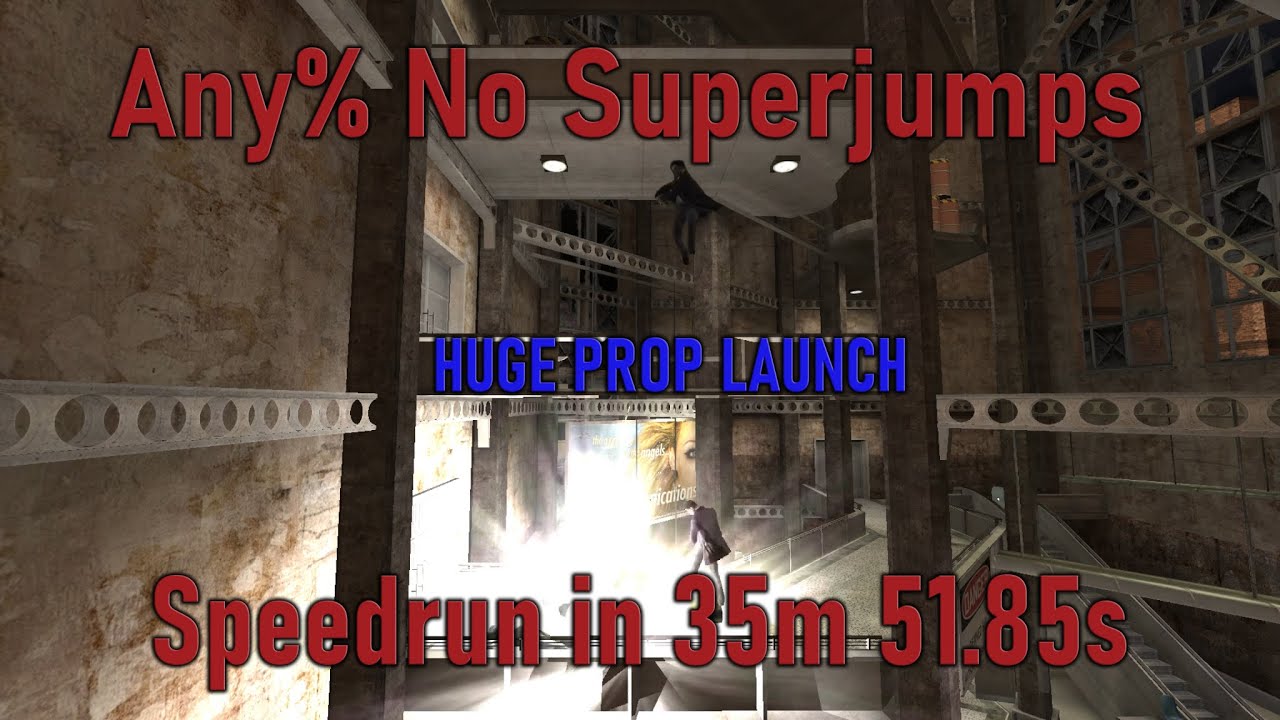 [Old WR] Max Payne 2 - Any% No Superjumps Speedrun in 35m 51.85s (Dead on Arrival)