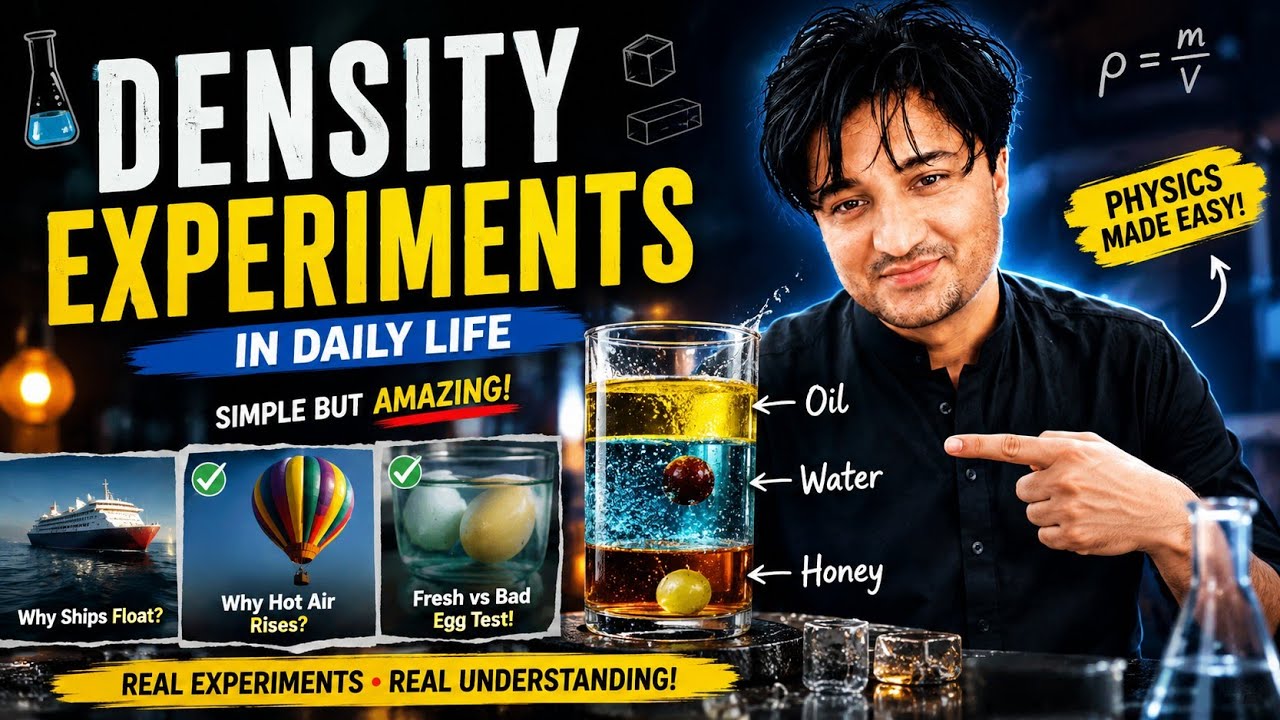 Density in Daily Life | Amazing Physics Experiments That Will Blow Your Mind!
