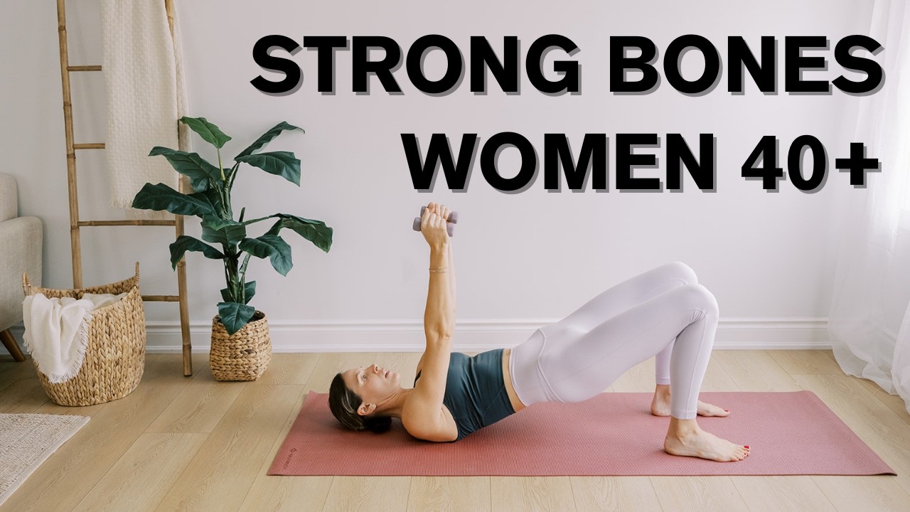 Build Bone Density After 40 | Pilates With Weights (Beginner Friendly)