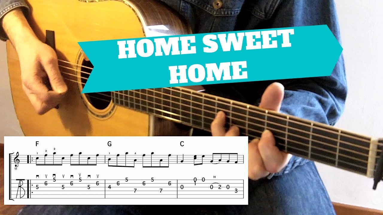 HOME SWEET HOME - Bluegrass Guitar Lesson