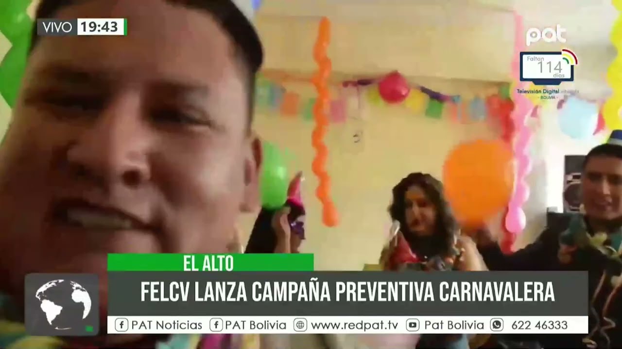 El Alto lanza campaña preventiva para carnavales