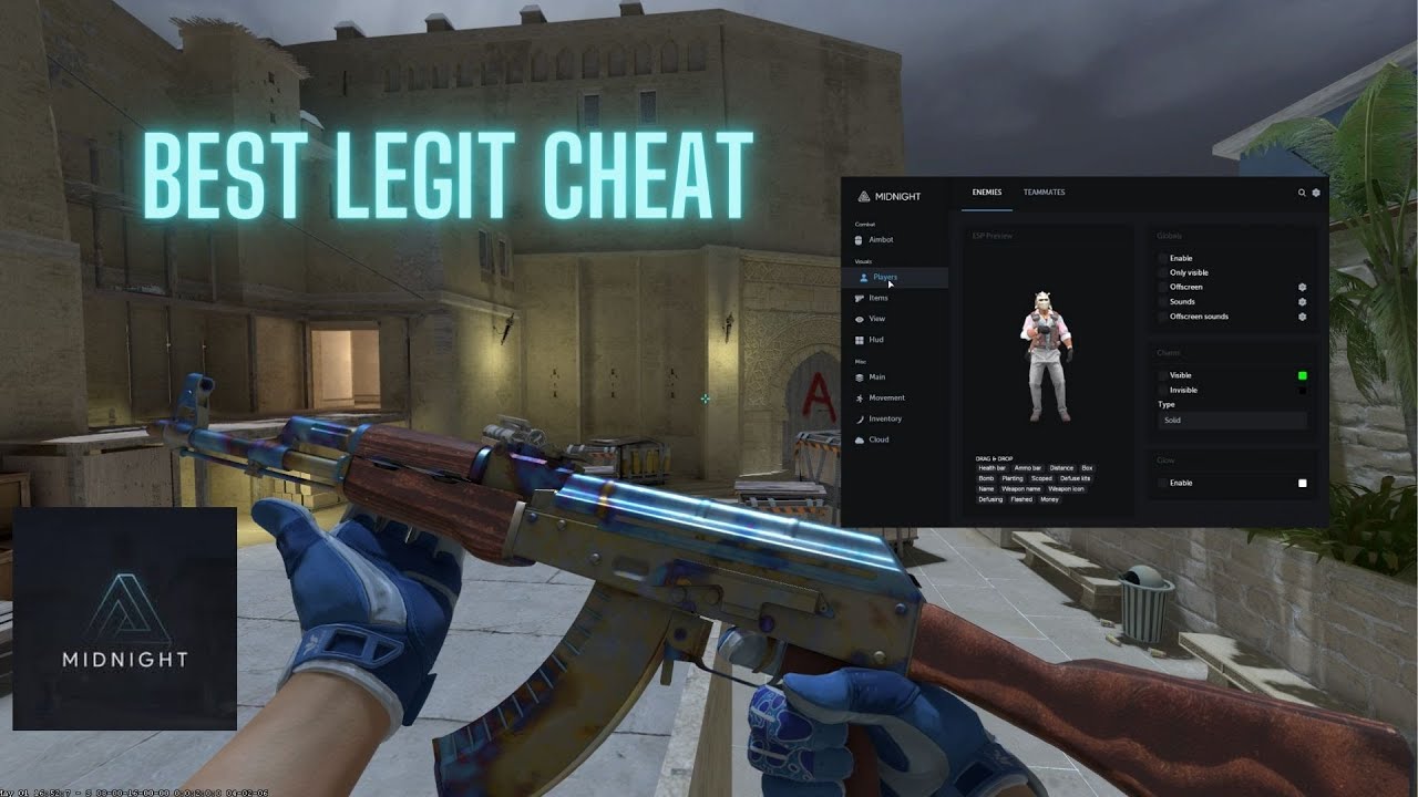 MIDNIGHT SHOWCASE | BEST CS2 LEGIT CHEAT