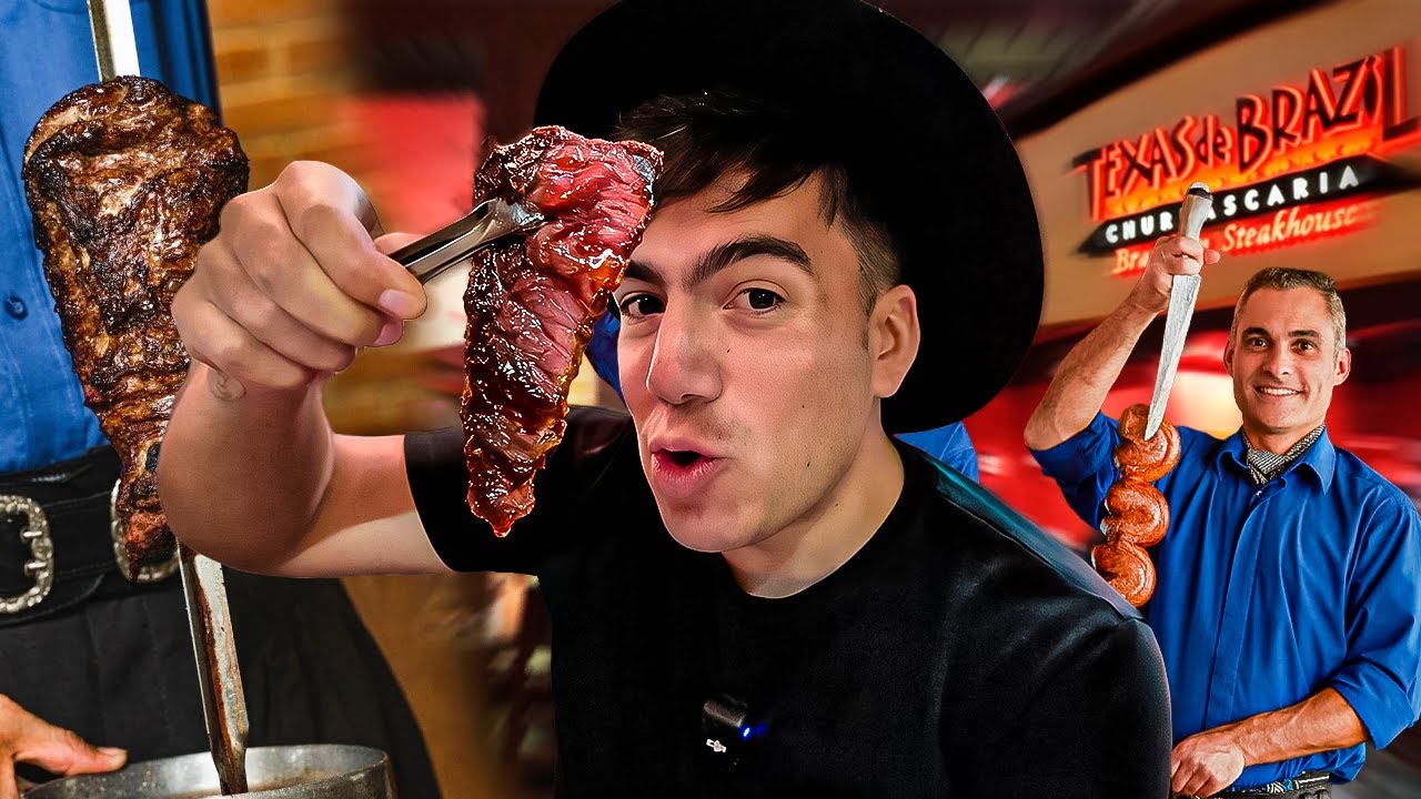 Este es el mejor RESTAURANTE de CARNES - Brasileño ¿Vale la pena? | El Champ