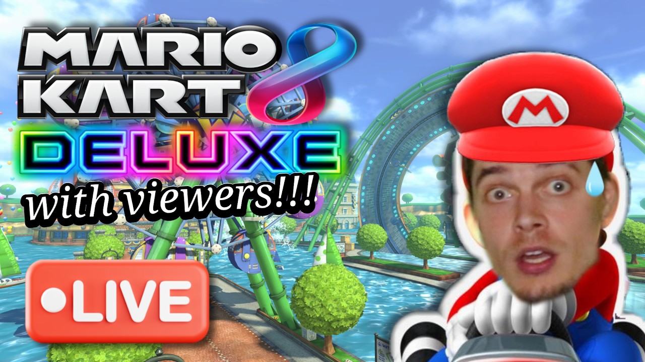 Mario Kart 8 Deluxe with YOU!!!! (Anyone can join) | Mario Kart 8 Deluxe 🔴live