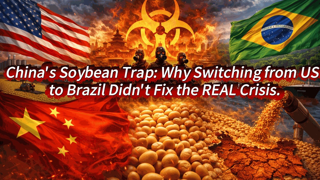 China's Soybean Trap: Why Switching from US to Brazil Didn't Fix the REAL Crisis.#ChinaSoybean