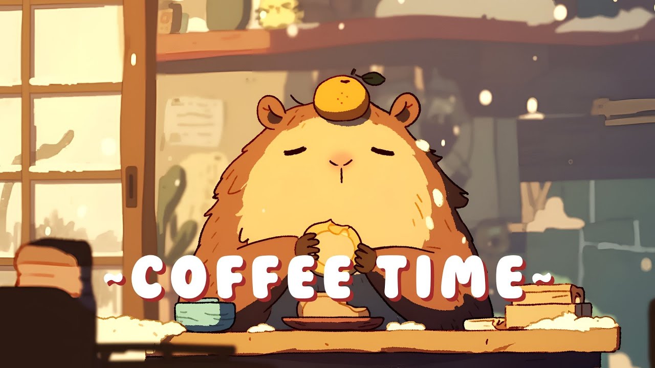 [60 Minutes] Capybara Music Lab - Relaxing Beats to Study/Sleep/Chill ~ Chill Session ~ 🌸 ☕