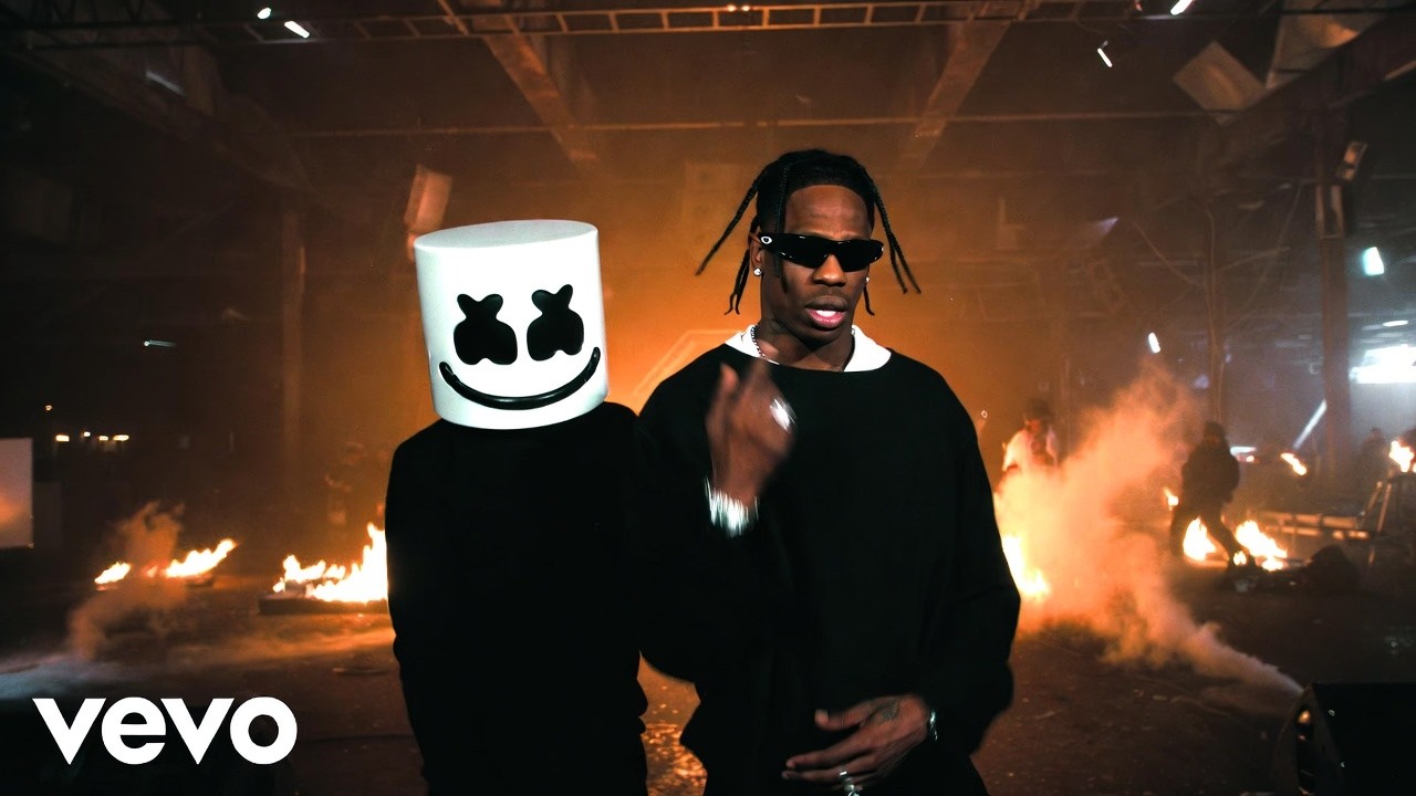 Travis Scott x Marshmello – Neon Tundra (Music Video)