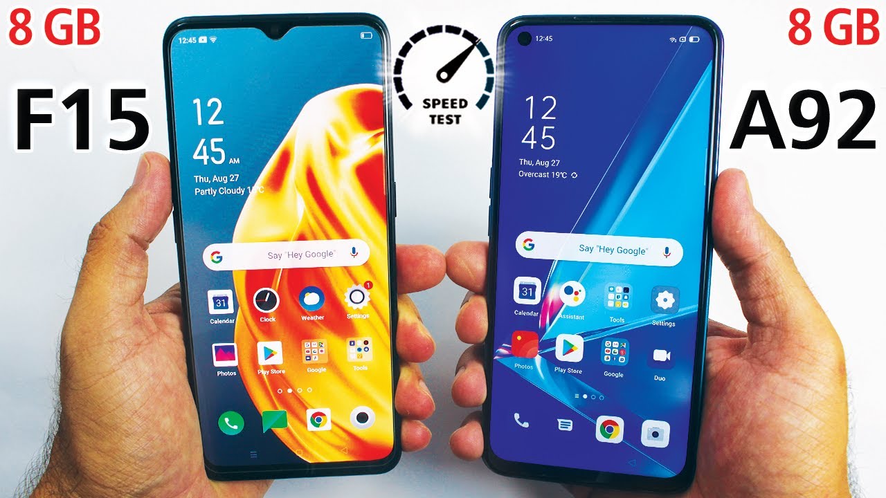 Oppo F15 vs Oppo A92 - Speed Test & Full Comparison!