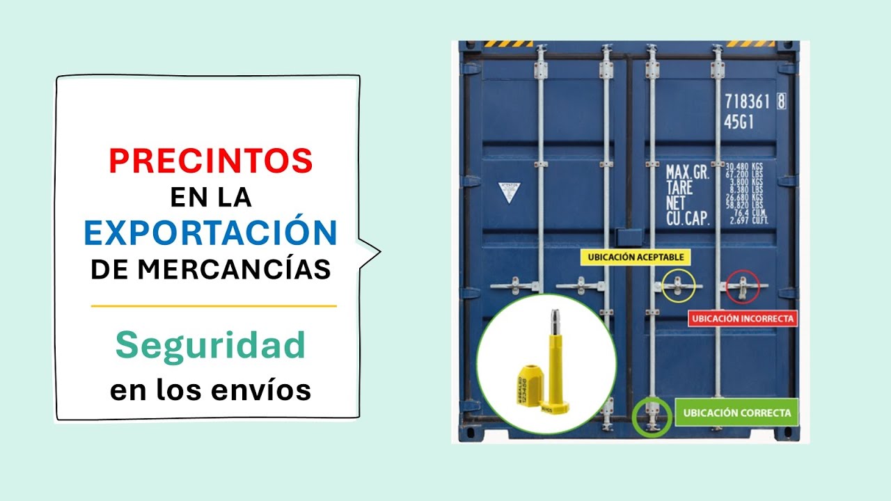 🚛 📦 🔒  Los precintos en la exportación de mercancías