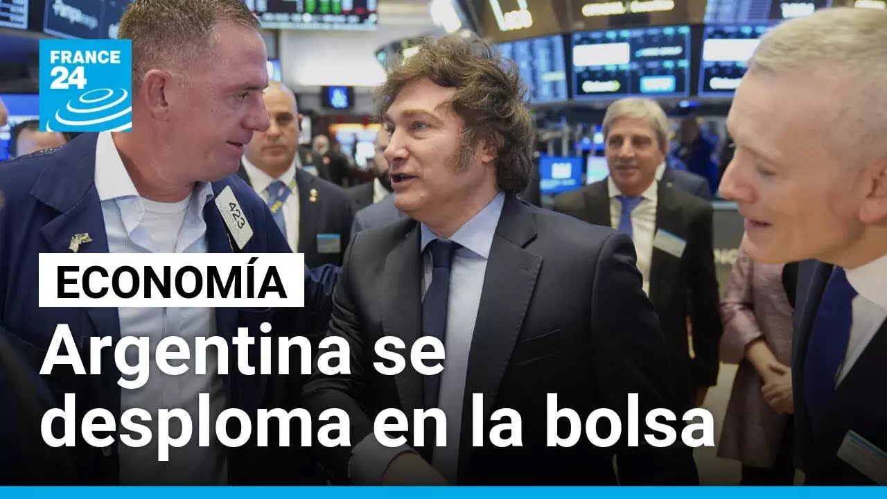 Bolsa argentina se desploma tras la derrota de Milei en las legislativas de Buenos Aires