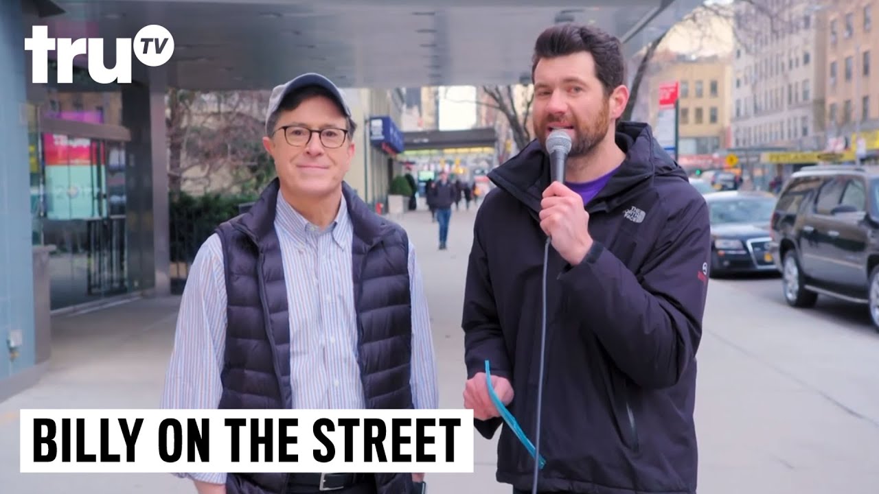 Billy on the Street - The New York Bubble with Stephen Colbert!