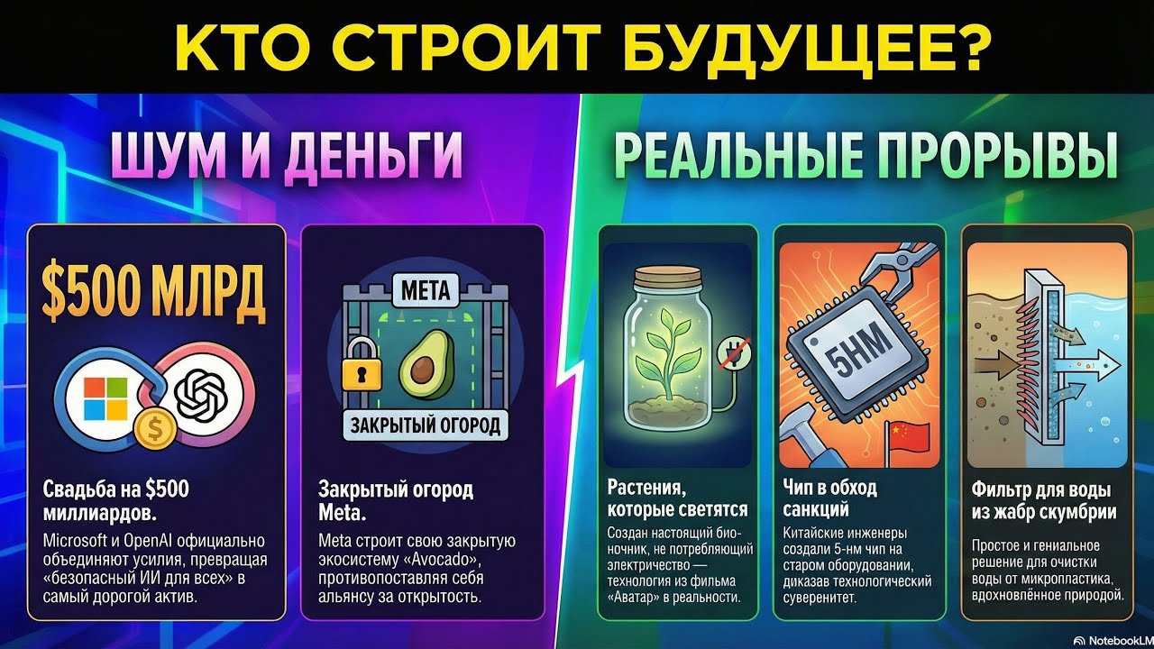 Технологии 2025: Сделка на $500 млрд, Чипы Huawei и Научные прорывы России