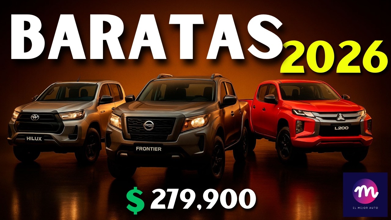 Las 20 camionetas Pickup Más Baratas en México 2026 