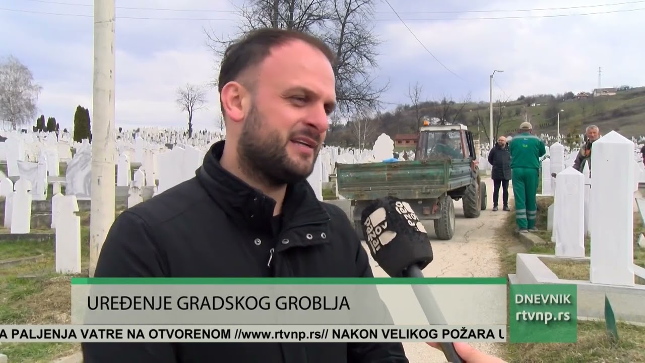 Uređenje gradskog groblja pred Bajram