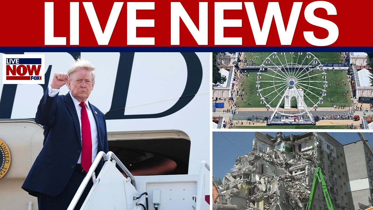LIVE: Russia launches massive drone attack on Ukraine, America 250, Taylor Swift wedding & more