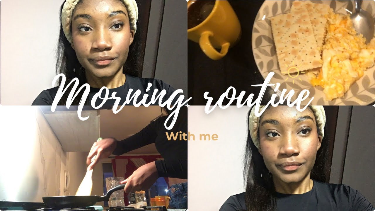 Morning routine w me 🤍