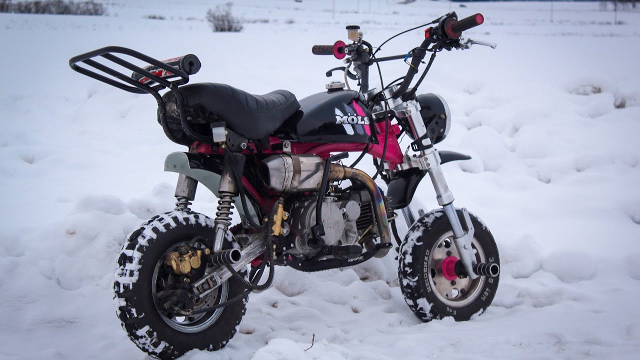 160cc Monkey Minttiin // Uuden Keulan Asennus
