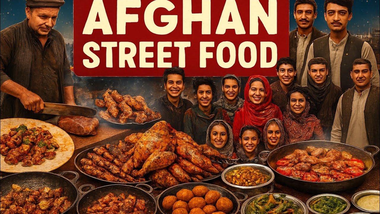 Afghan Street Food That Will Blow Your Mind!غذاهای خیابانی افغانستان 