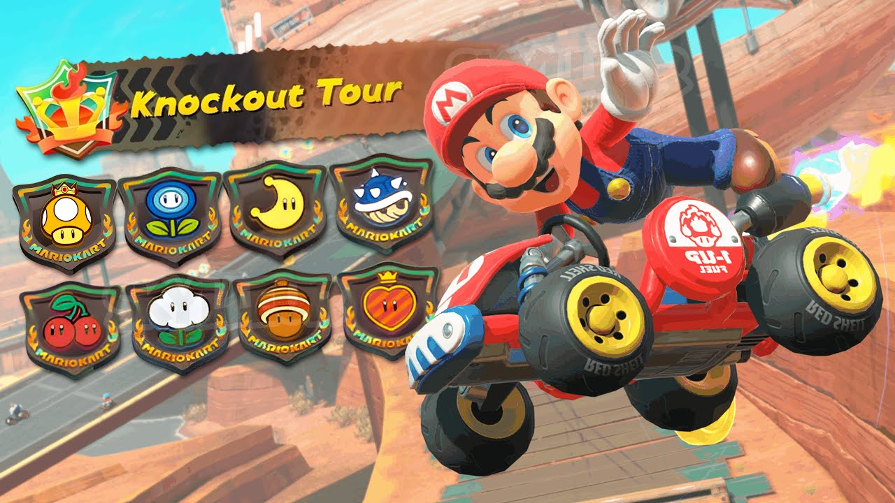 Knockout Tour - Mario Kart World Walkthrough (150cc)