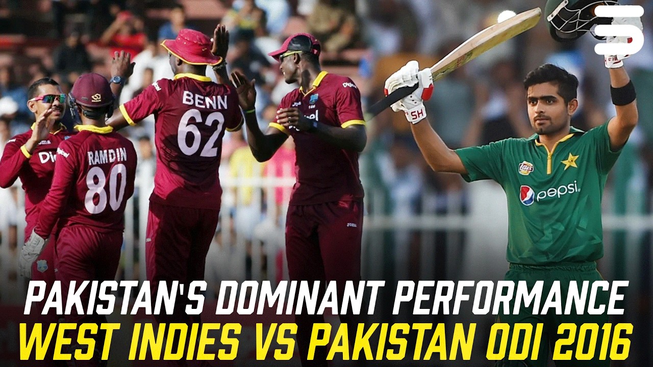 🔴 𝐑𝐄-𝐋𝐈𝐕𝐄 | Pakistan vs West Indies 1st ODI 2016 | Epic Batting & Bowling Show | M3L1K