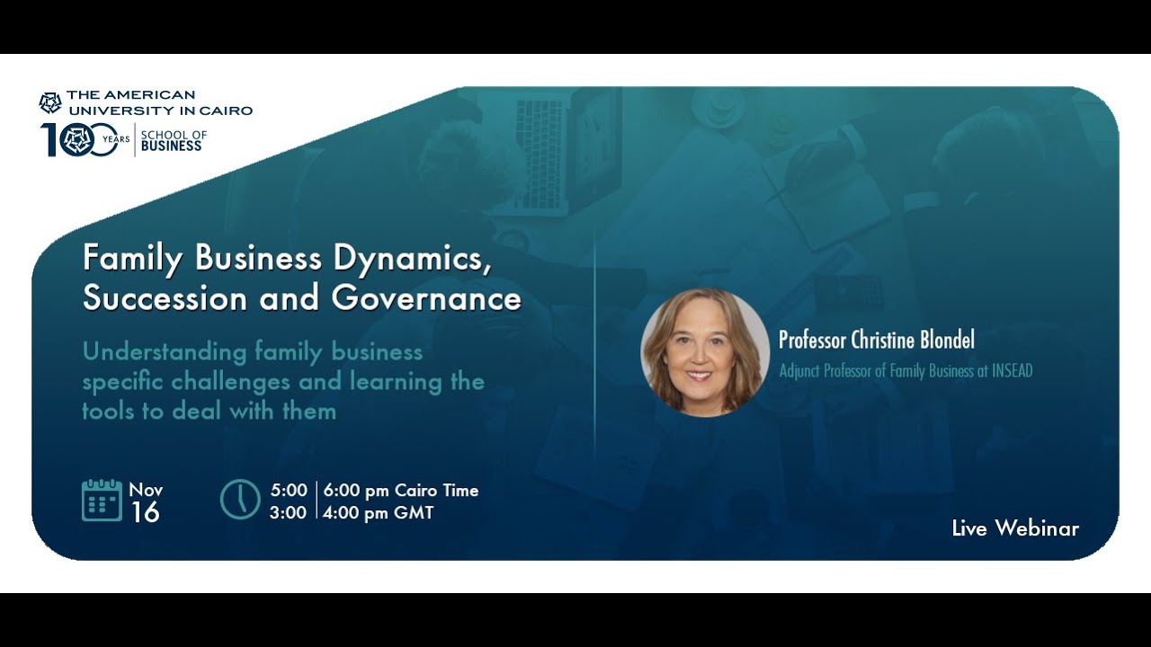 Family Business Dynamics, Succession and Governance