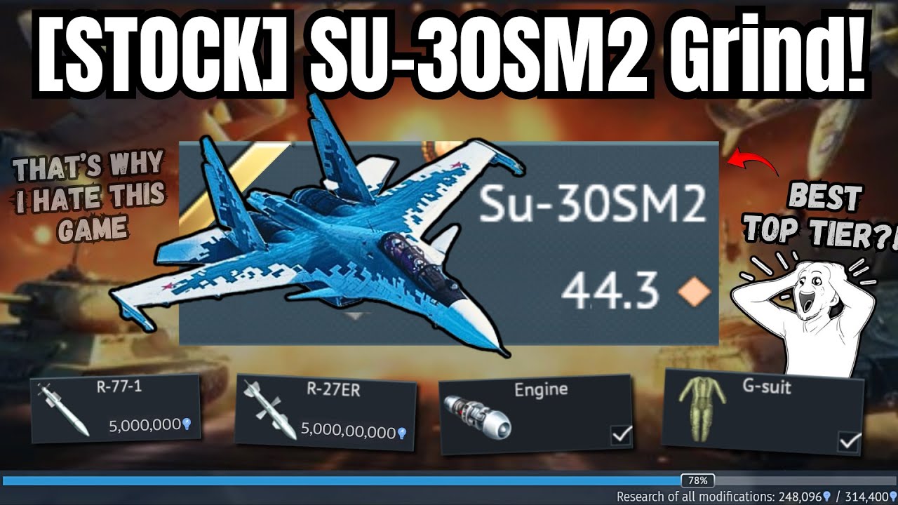 THEY ADDED SOMETHING SPECIAL...(I mean "acoustic"🤓👆) | [STOCK] Su-30SM2 Grind Experience!🔥