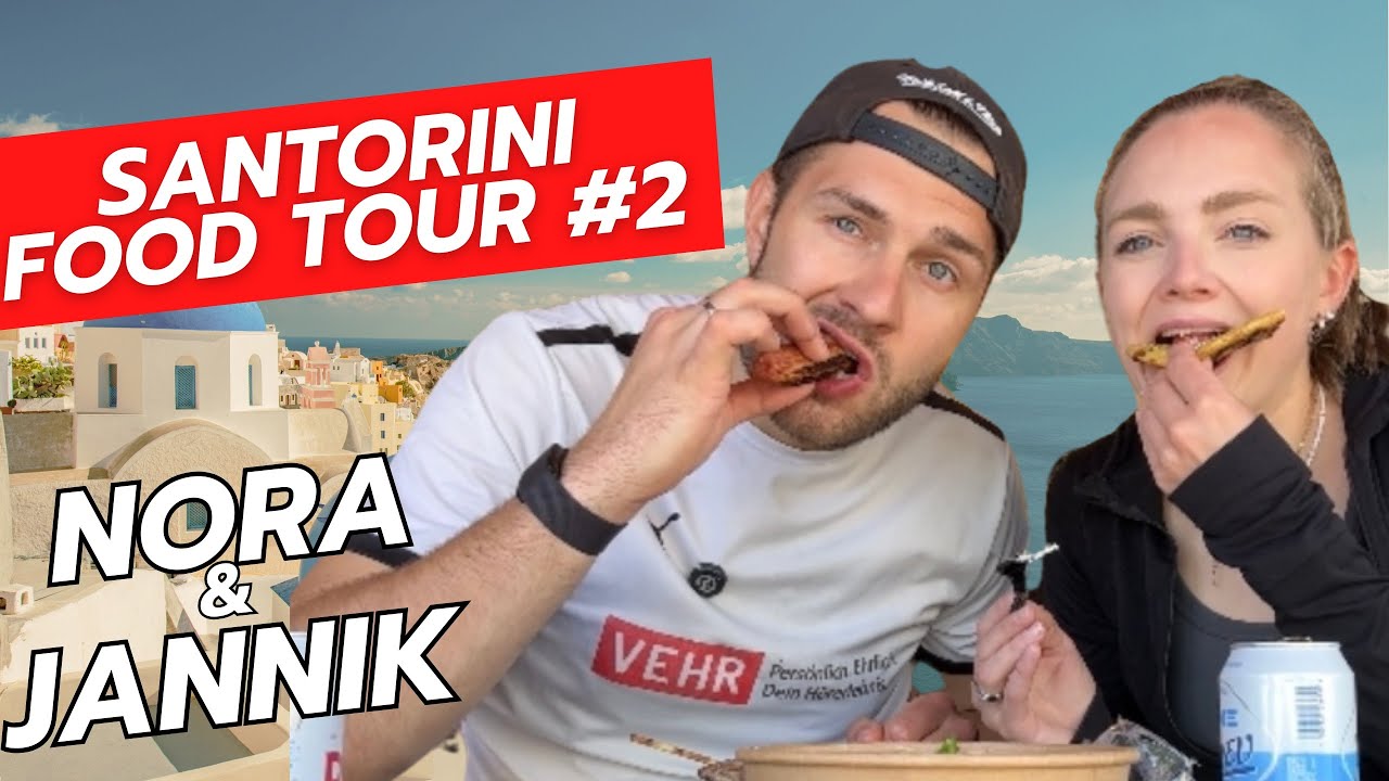 Santorini schmeckt SO gut?! Unsere Foodtour geht weiter (Teil 2) | NORA & JANNIK