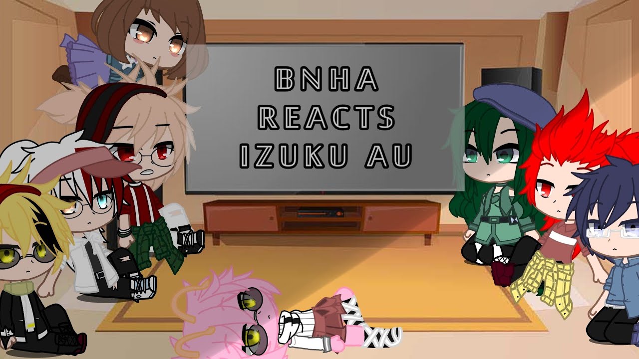 BNHA reacts to izuku au/deku au || Song : Bad Apple || Gacha Club || Flash Warning ⚠️ at 1:59