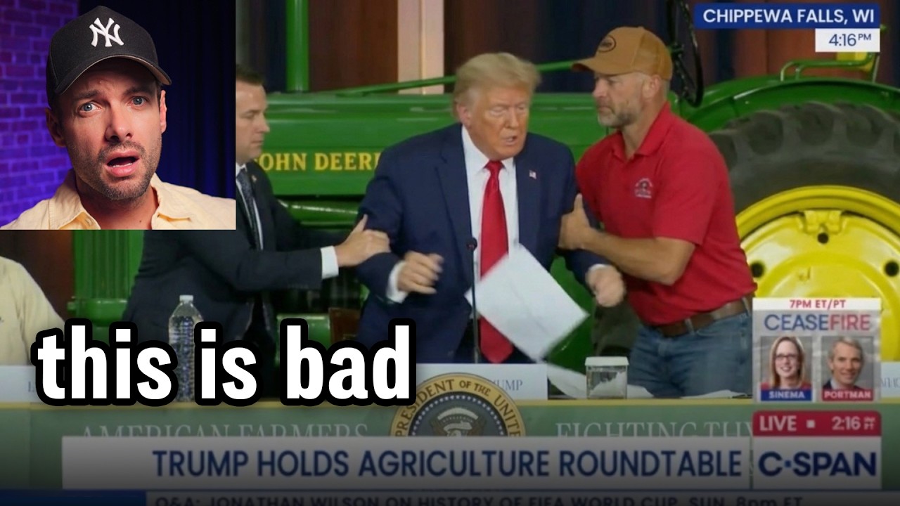 Трамп невнятно говорит и не может стоять.