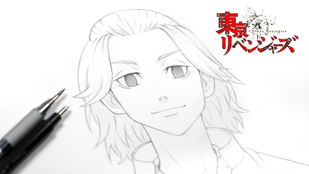 如何畫佐野萬次郎 | 起稿 | 東京卍復仇者 | 佐野萬次郎 | 畫畫教學 | How to draw Sano Manjiro | Tokyo Revengers | Mikey | part 1