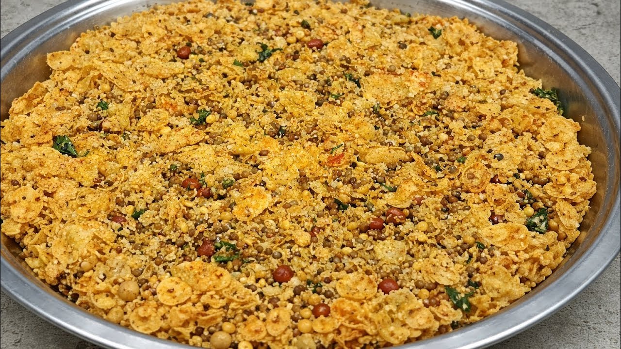 Holi Special Namkeen Recipe | Crispy & Tasty Homemade Namkeen 😋🌈