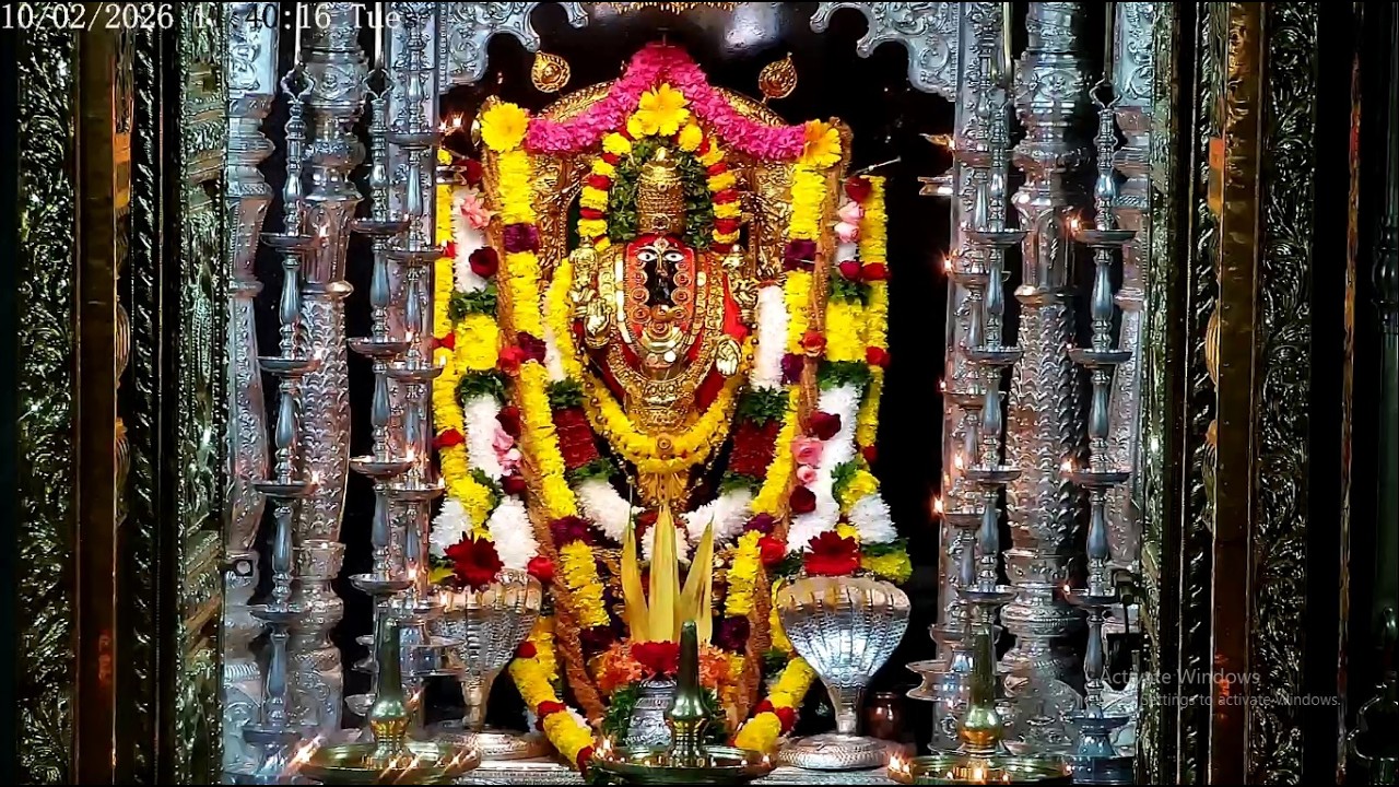 Shree Mahalasa Narayani Venkatesh Alankar & Madhyan Aarti  10th Feb 2026