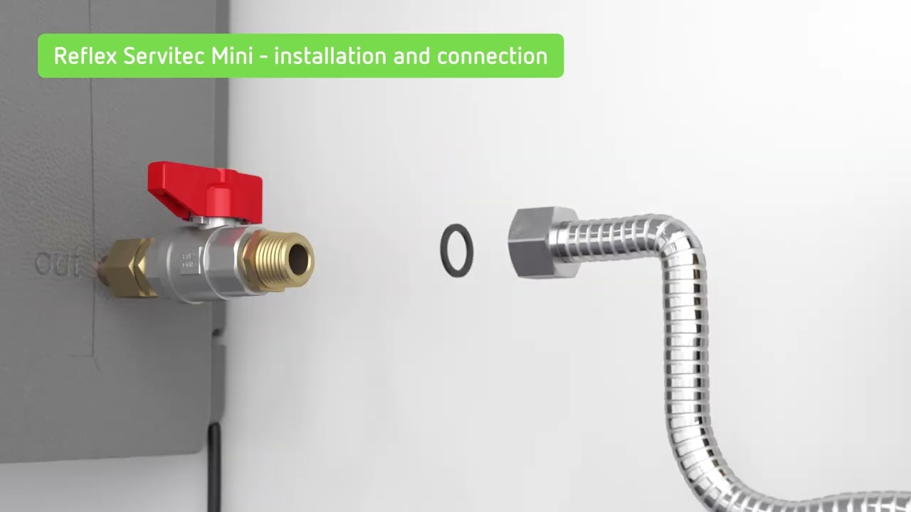 Reflex Servitec Mini Installation and Connection - EN