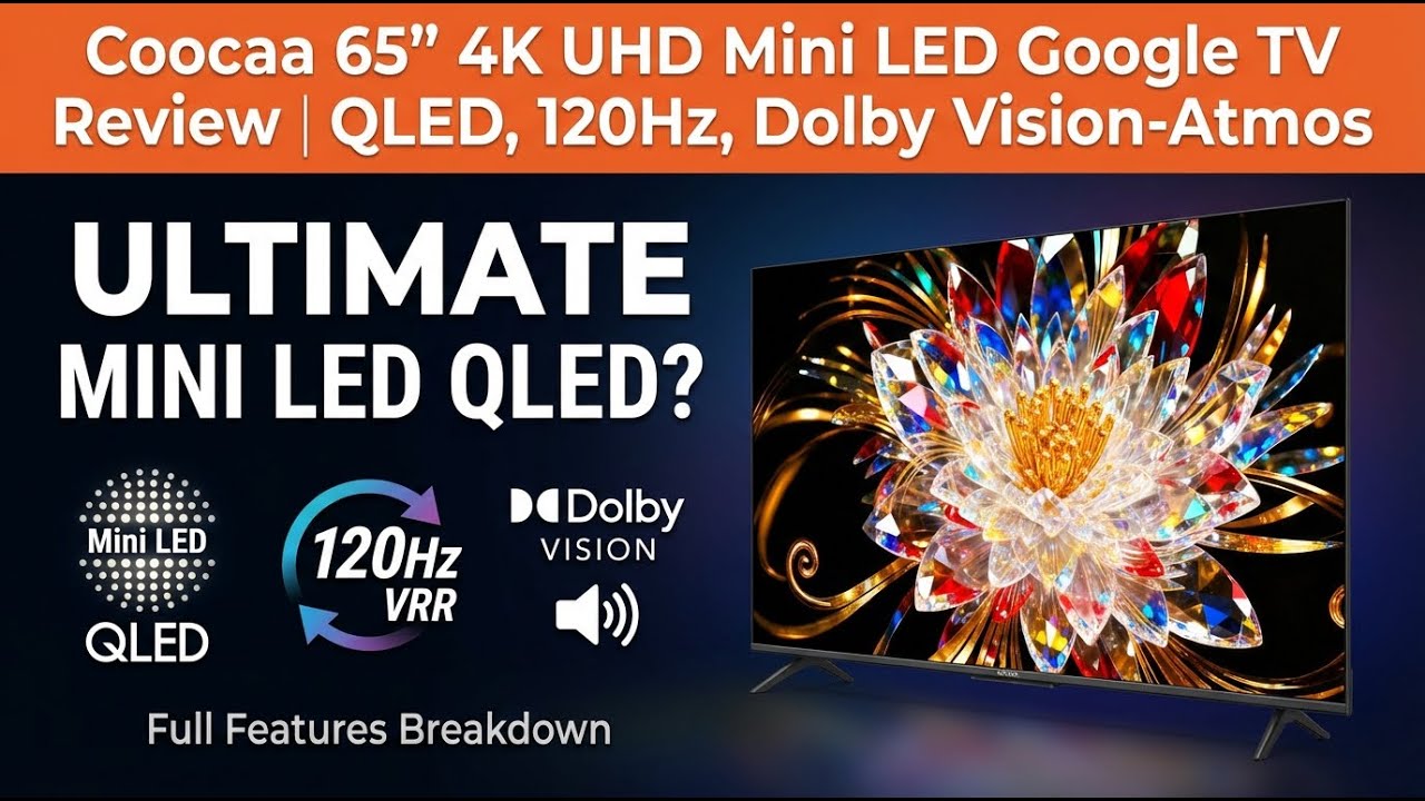 Coocaa 65-Inch 4K Mini LED Smart Google TV Full Review | Review in Hindi | Features