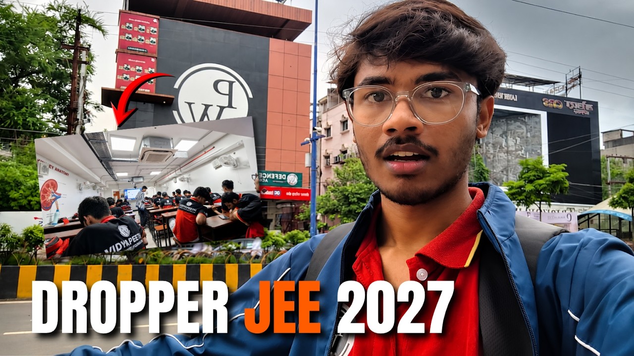 A Day in My Life as a JEE 2027 Aspirant | Dropper Offline Coaching 🤯