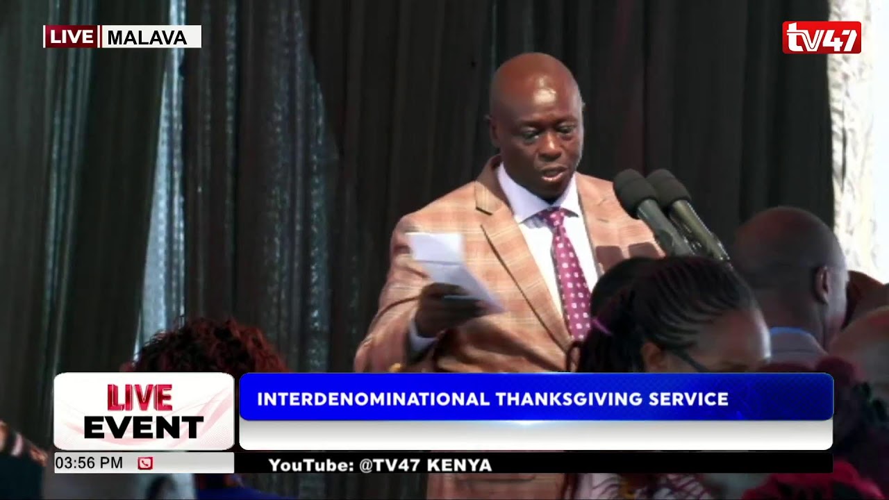 LIVE| Interdenominational Thanksgiving service in Kakamega