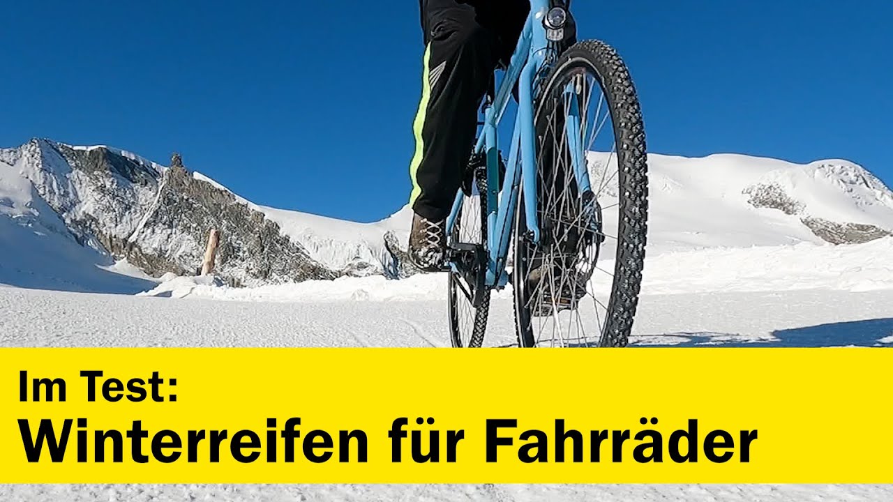 Test: Winterreifen für Fahrräder | ÖAMTC