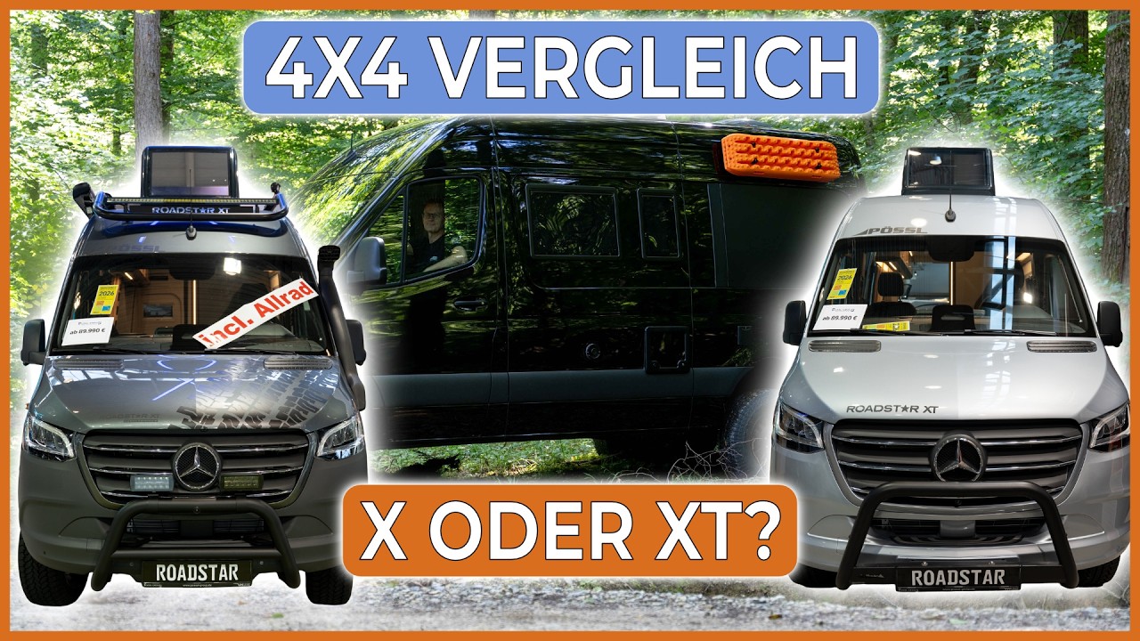 Pössl Roadstar X und XT im direkten Duell - Das sind die Unterschiede!