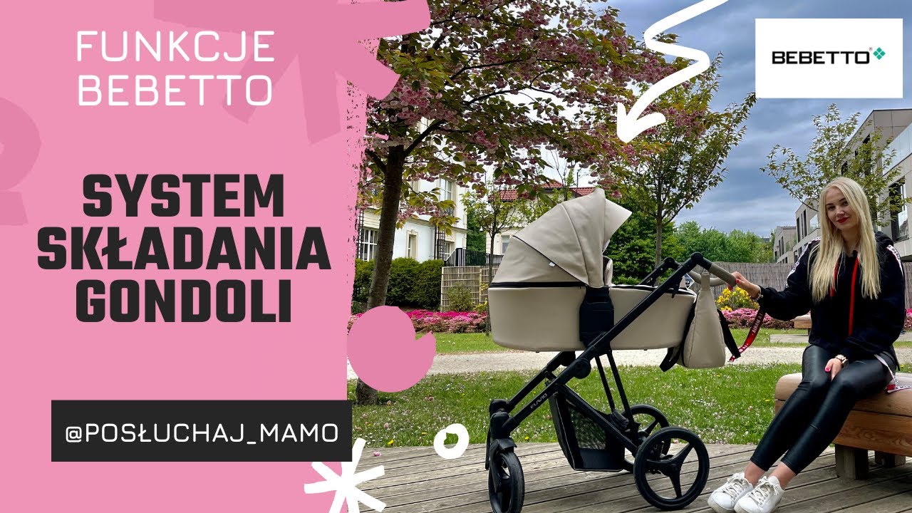 System składania gondoli w w&oacute;zkach Bebetto