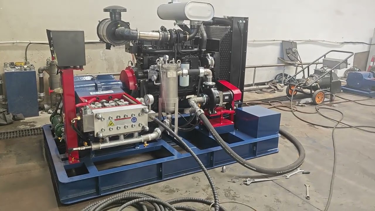 400bar high pressure water jet cleaner for sewer pipe jetting cleaning