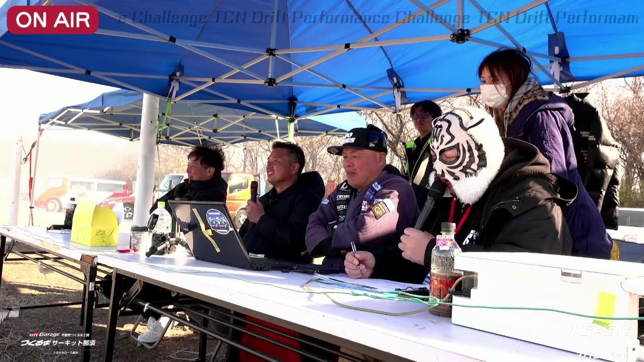 TCN Drift Performance Challenge ライブ配信 追走